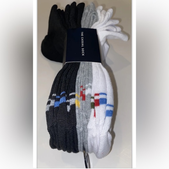 Ben Sherman Low Cut Socks 10 Pairs Men 6-12 White Gray Black w/ Foot Logo NEW$28 - Picture 7 of 10